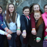 A group of Confirmation candidates from Abbeyfeale & District Initiative with their Spirit bands.